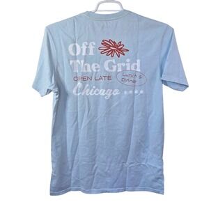 John Summit Off The‎ Grid Records Exclusive Chicago Blue Shirt Men's Large Rare